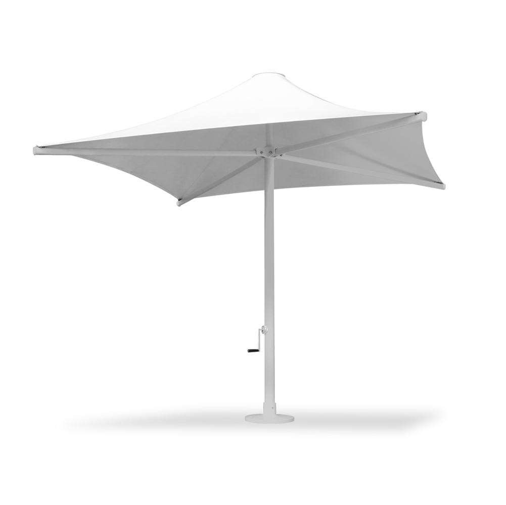 10x10 PVC 300 Series Umbrella White