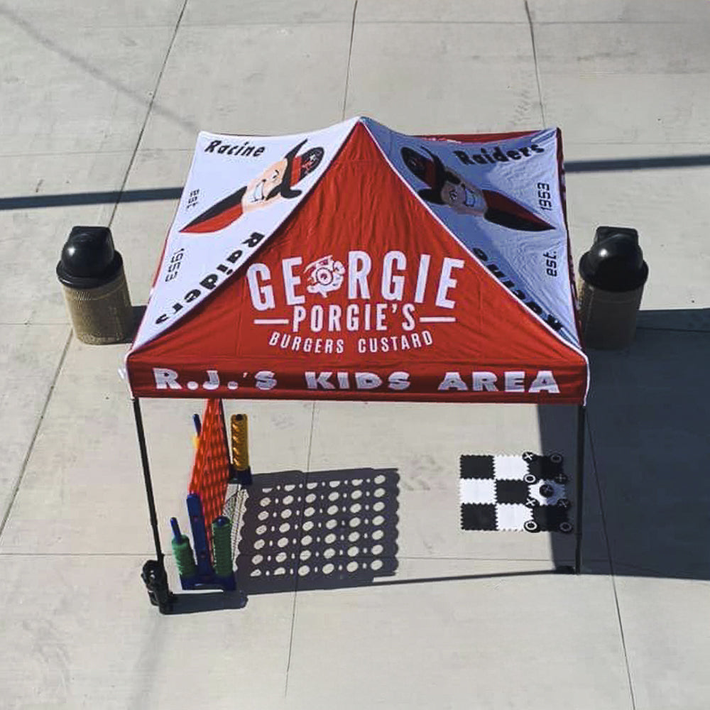 10x10 Custom Canopy Tent with Logo Printed