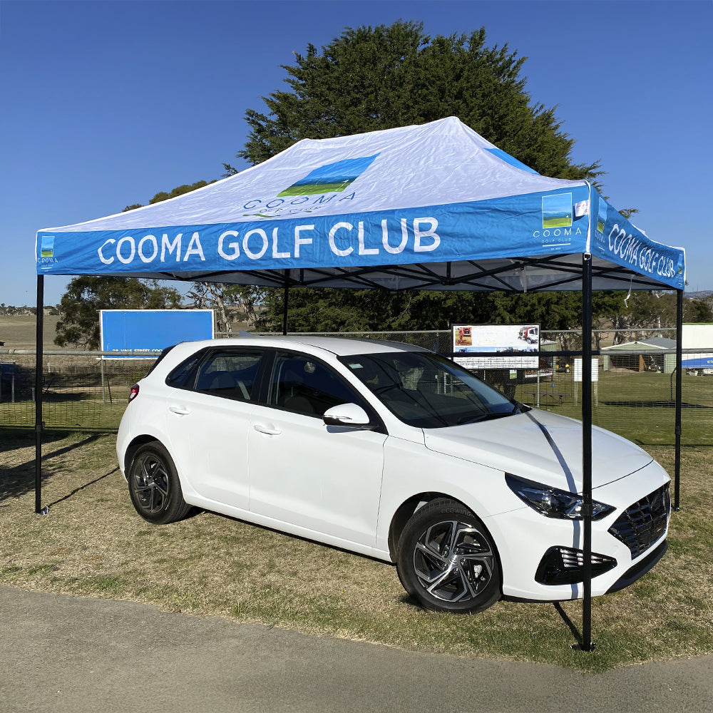 10x15 Custom Canopy Tent for Cooma Golf Club