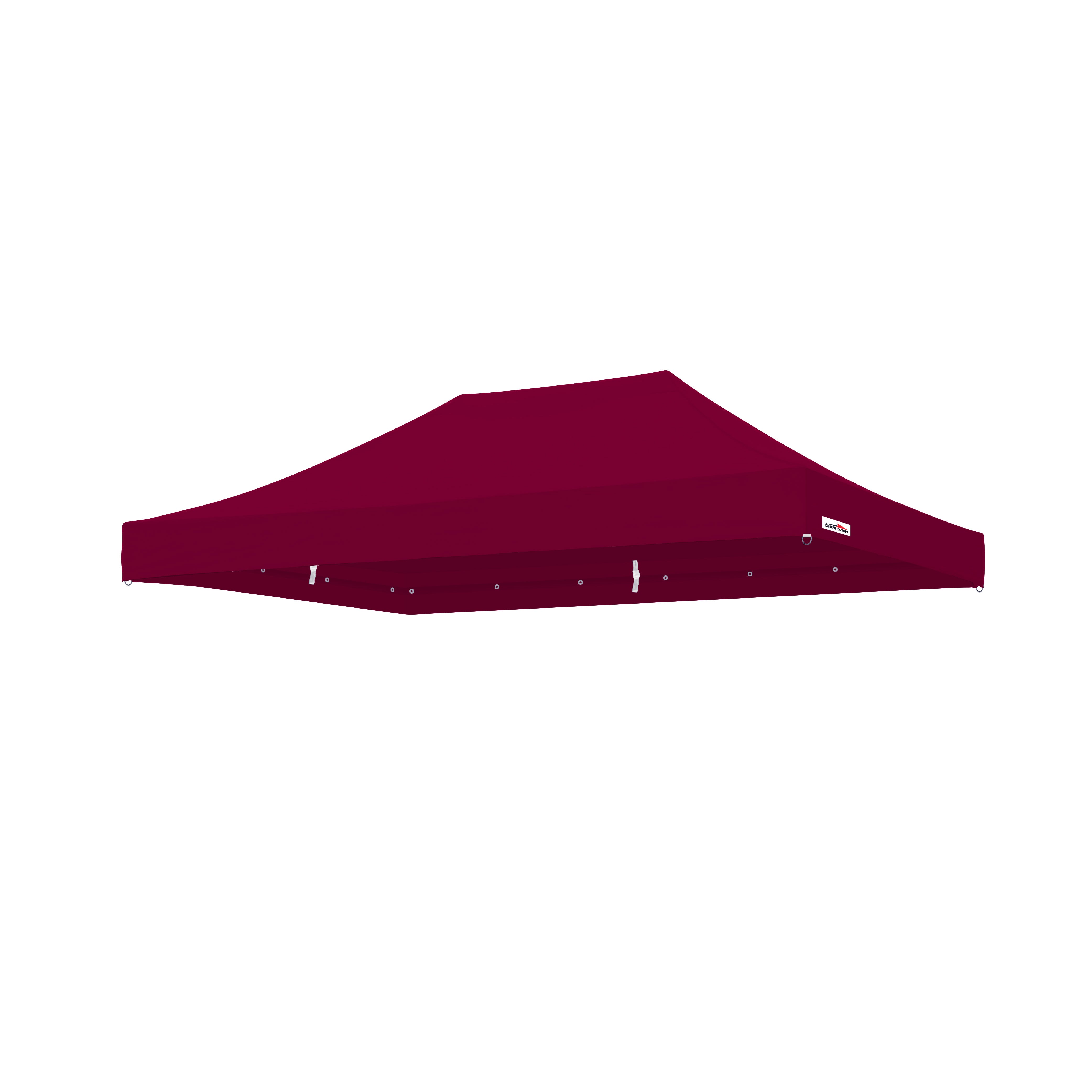 10x15 Premium Canopy Replacement Roof in Maroon - Extreme Canopy