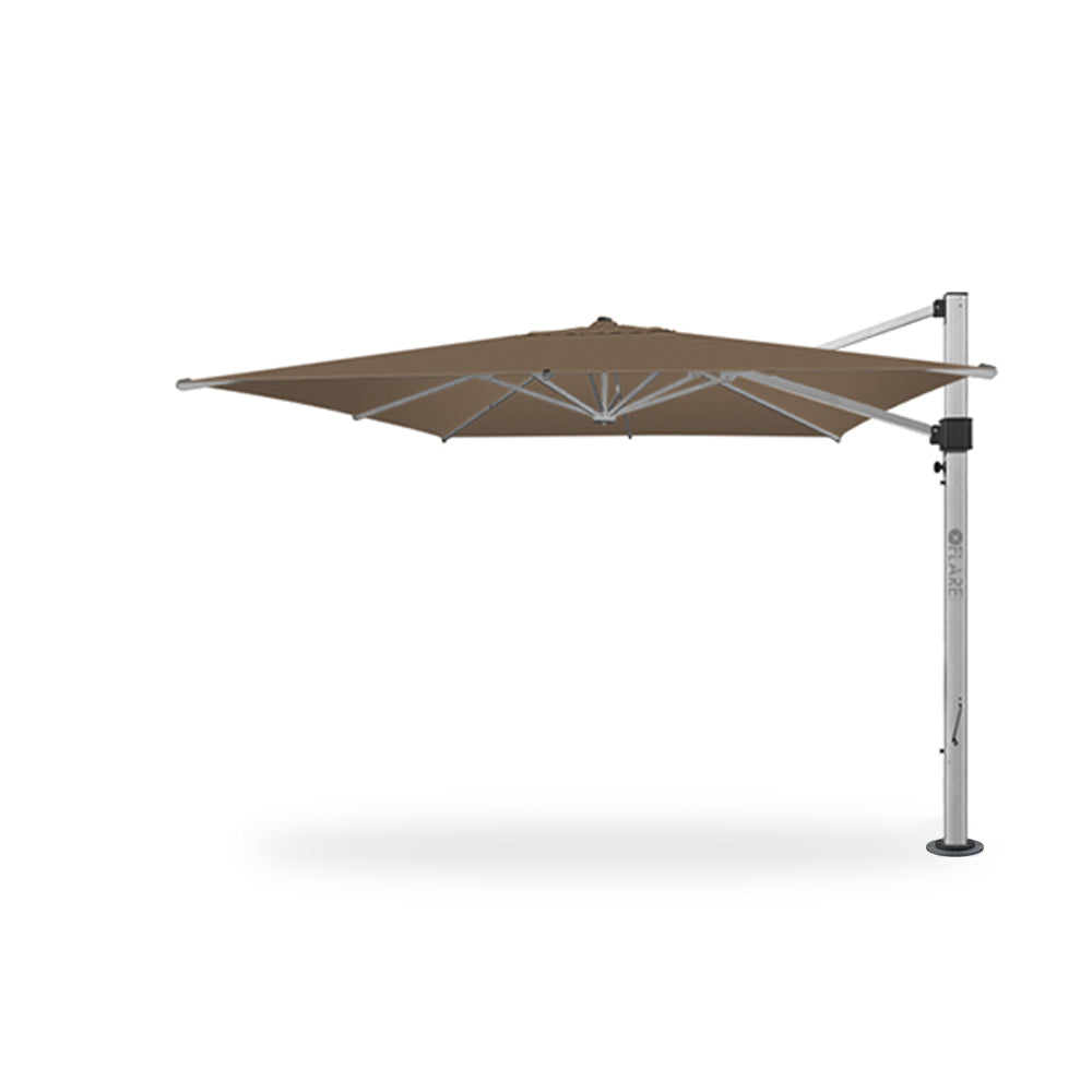 11' x 11' Cantilever Square Umbrellas in Beige