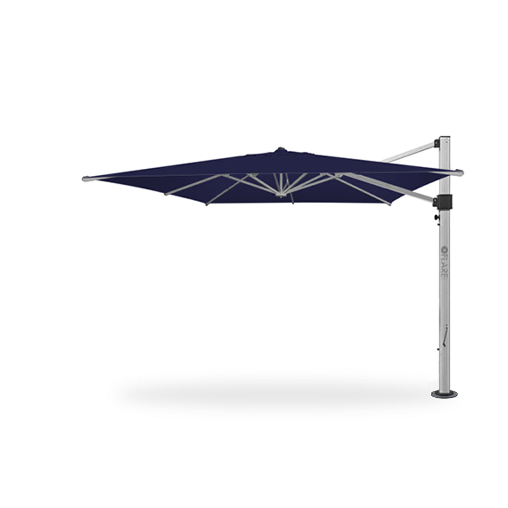 11' x 11' Cantilever Square Umbrellas in Navy