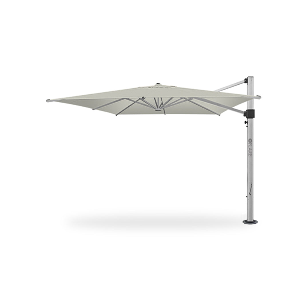 11' x 11' Cantilever Square Umbrellas in White