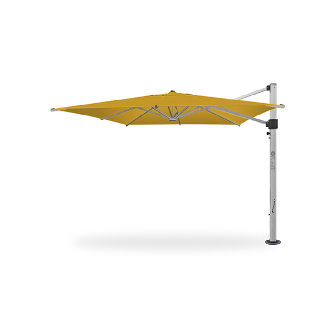 11' x 11' Cantilever Square Umbrellas in Yellow
