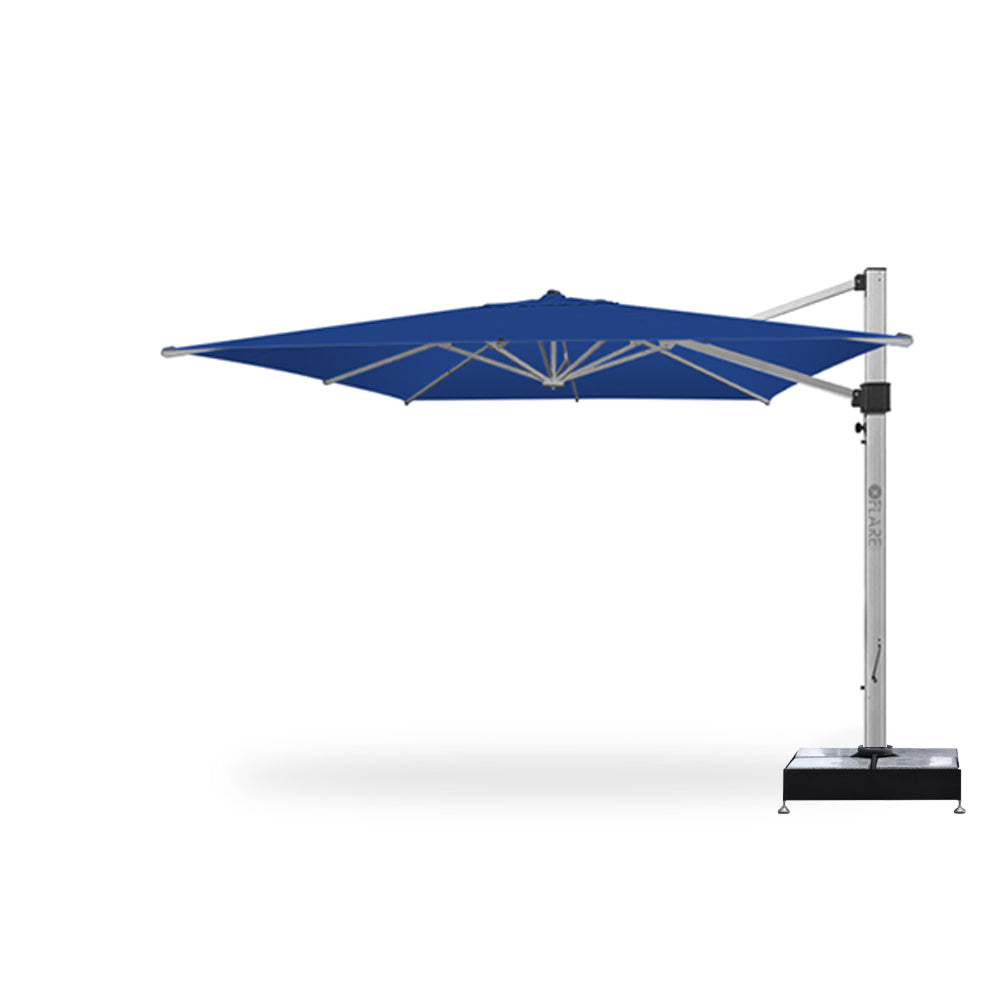 11' x 11' Cantilever Square Umbrellas in Blue