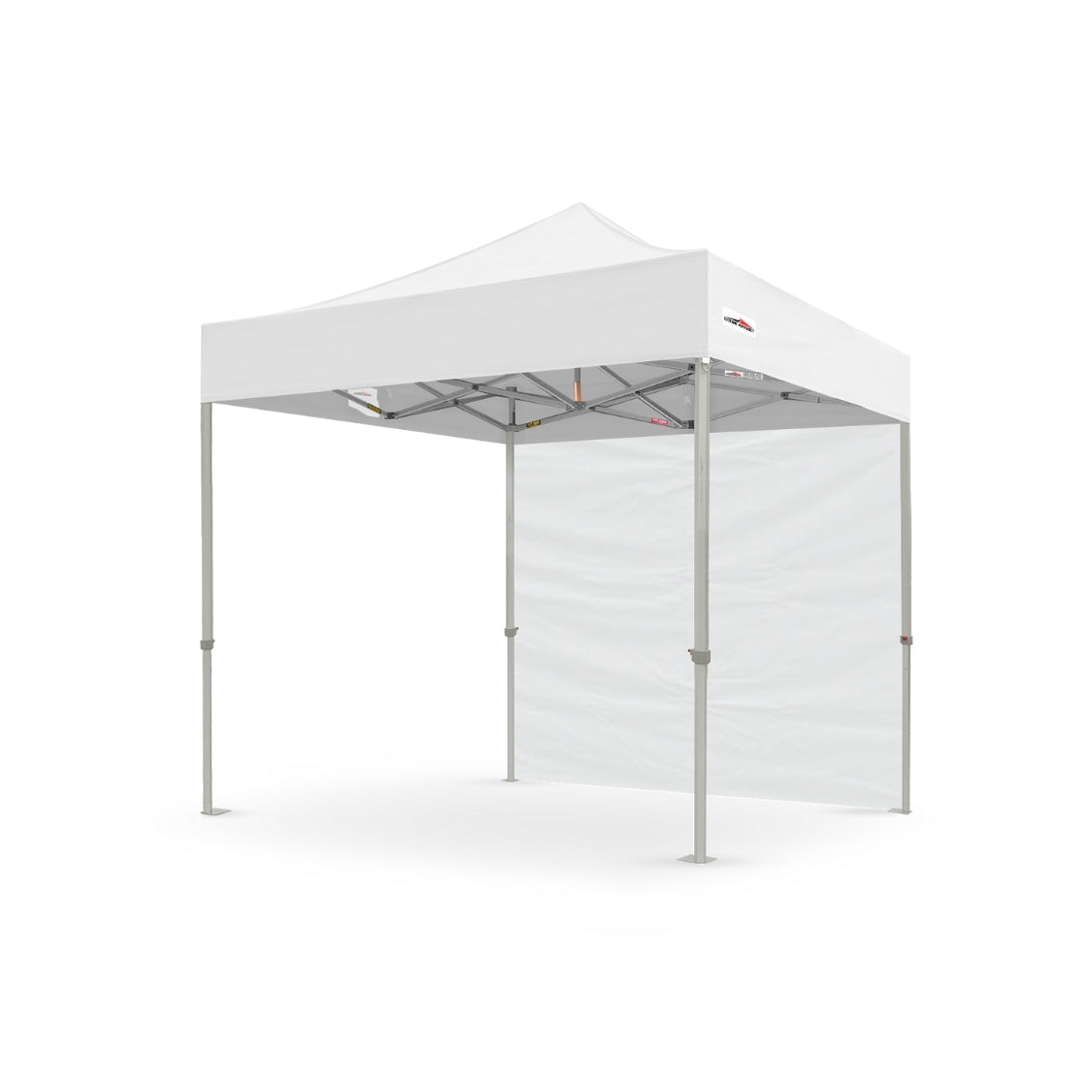 8' Plain Canopy Full Wall White - Extreme Canopy