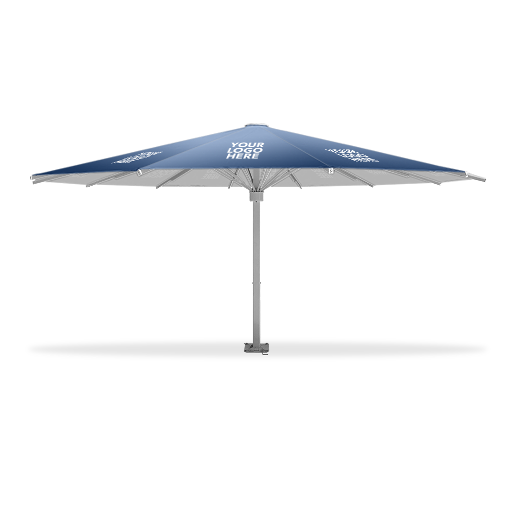 custom logo patio crank umbrellas 16' dia. Custom Siena 100 Octagonal