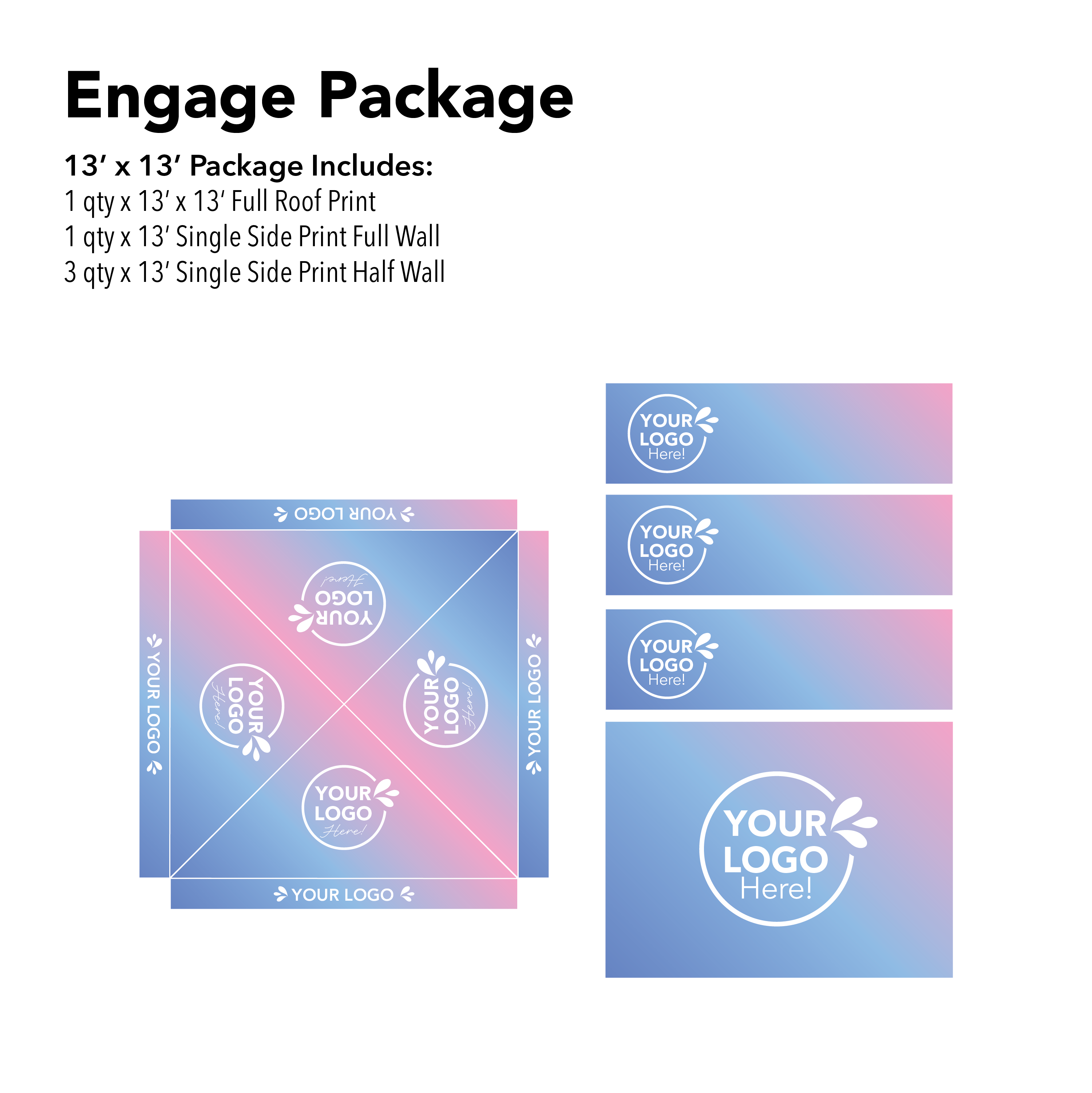 13x13 Custom Canopy Engage Package Details