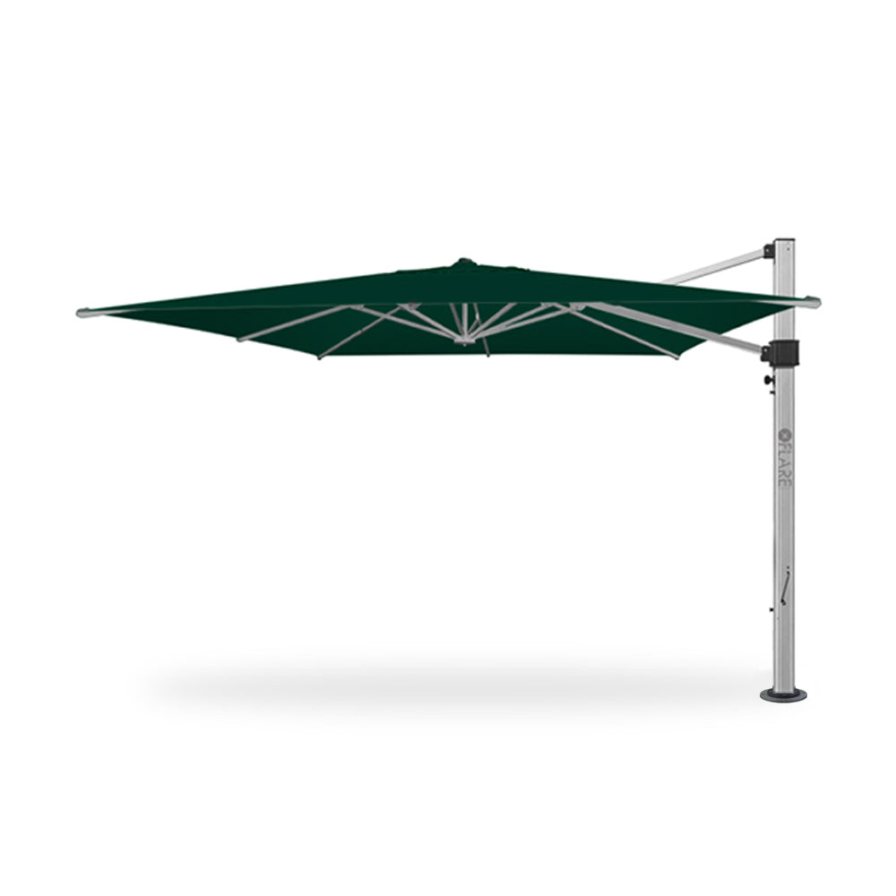 13' x 13' Cantilever Square Umbrellas in Green