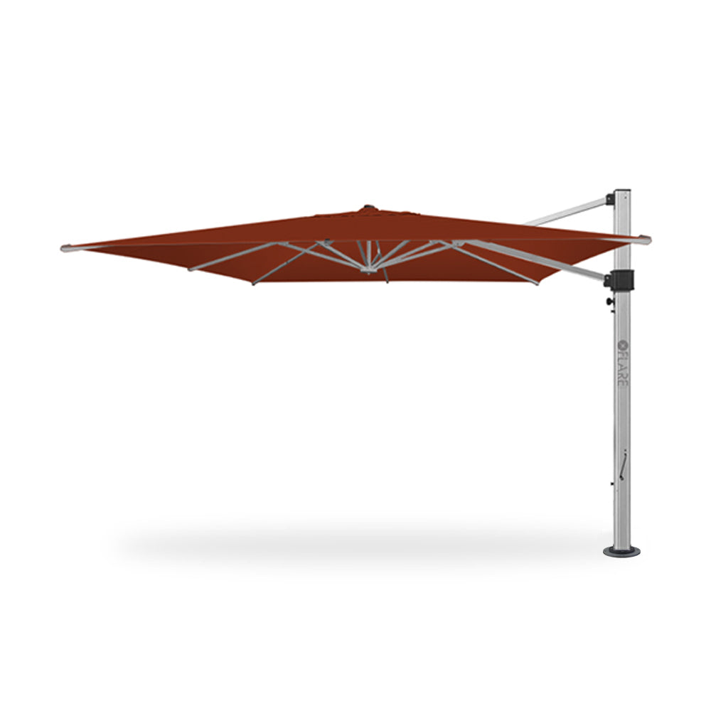 13' x 13' Cantilever Square Umbrellas in Rust