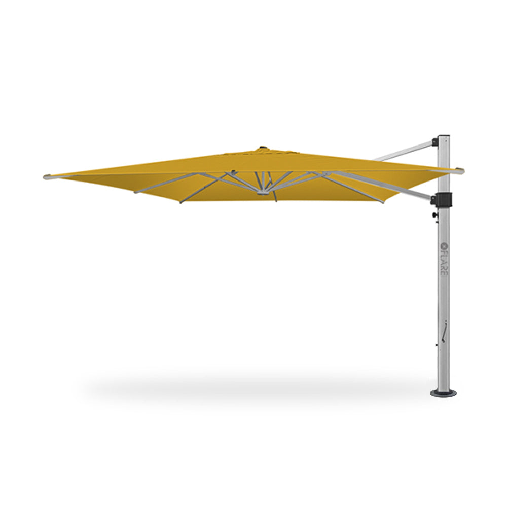 13' x 13' Cantilever Square Umbrellas in Yellow