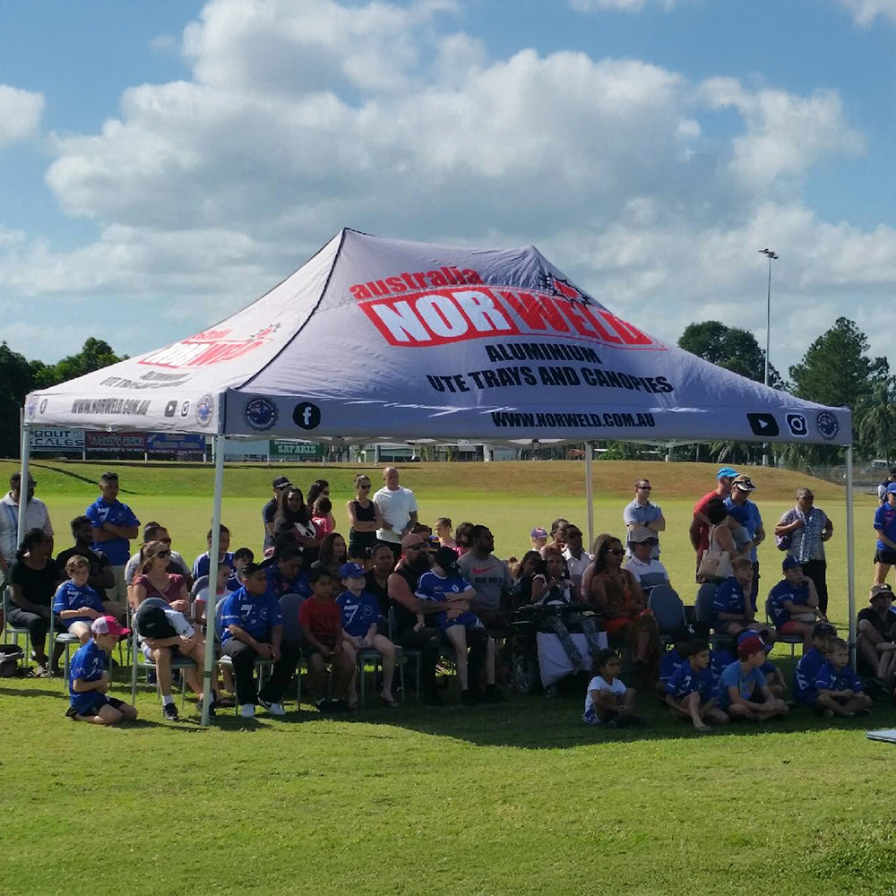 13x20 Custom Canopy Tent Set up for Event by Etreme Canopy