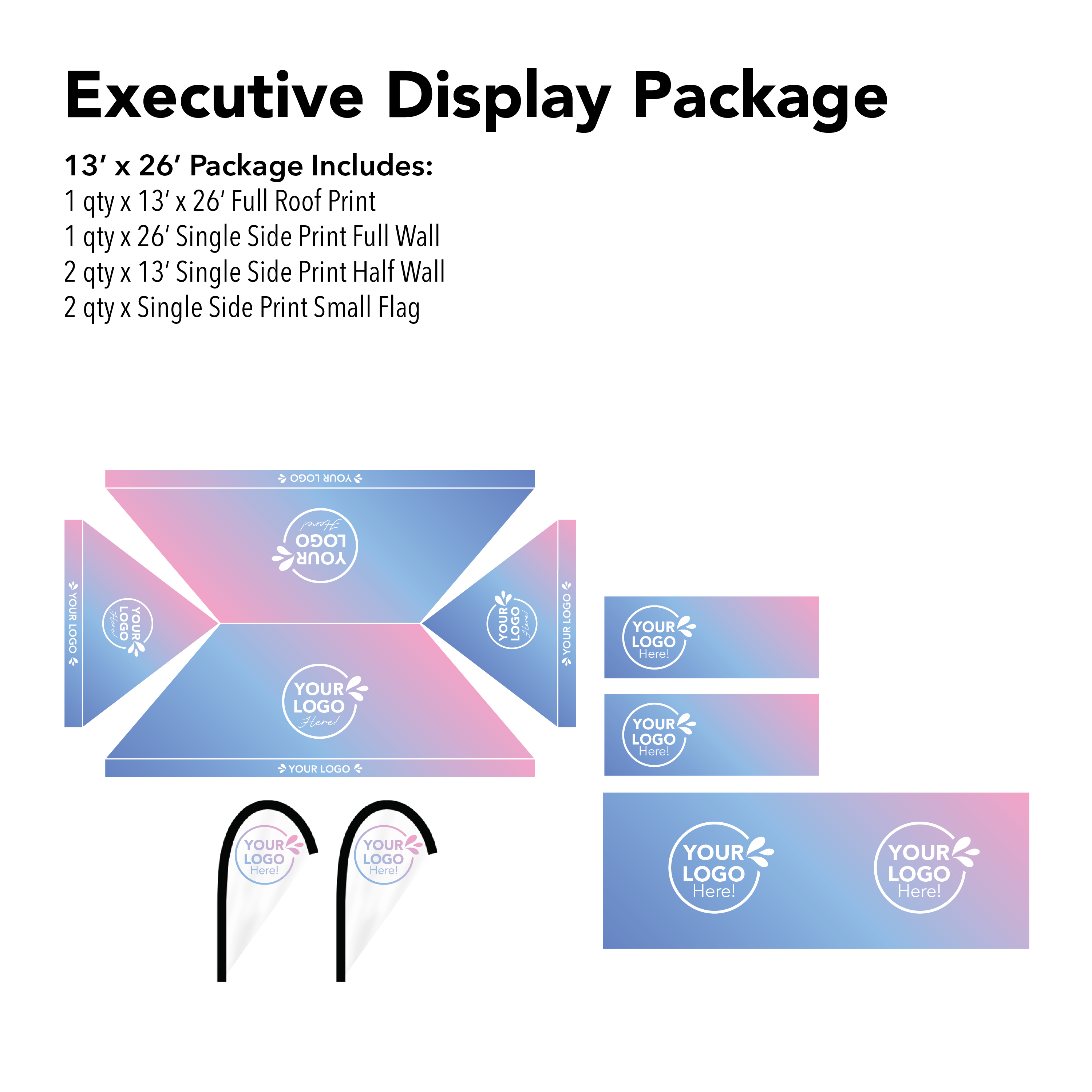 13x26 Custom Canopy Executive Display Package Details