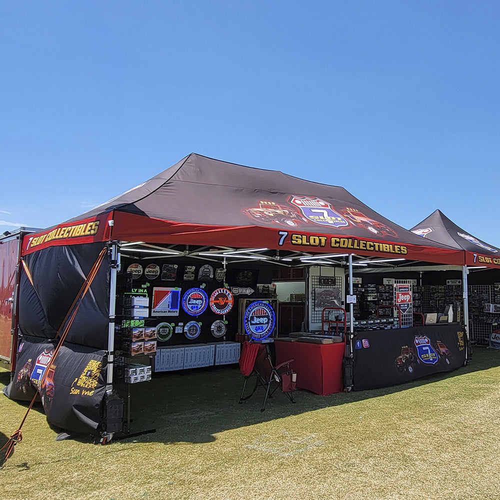13' x 26' Custom Canopy | Showcase Wall Package