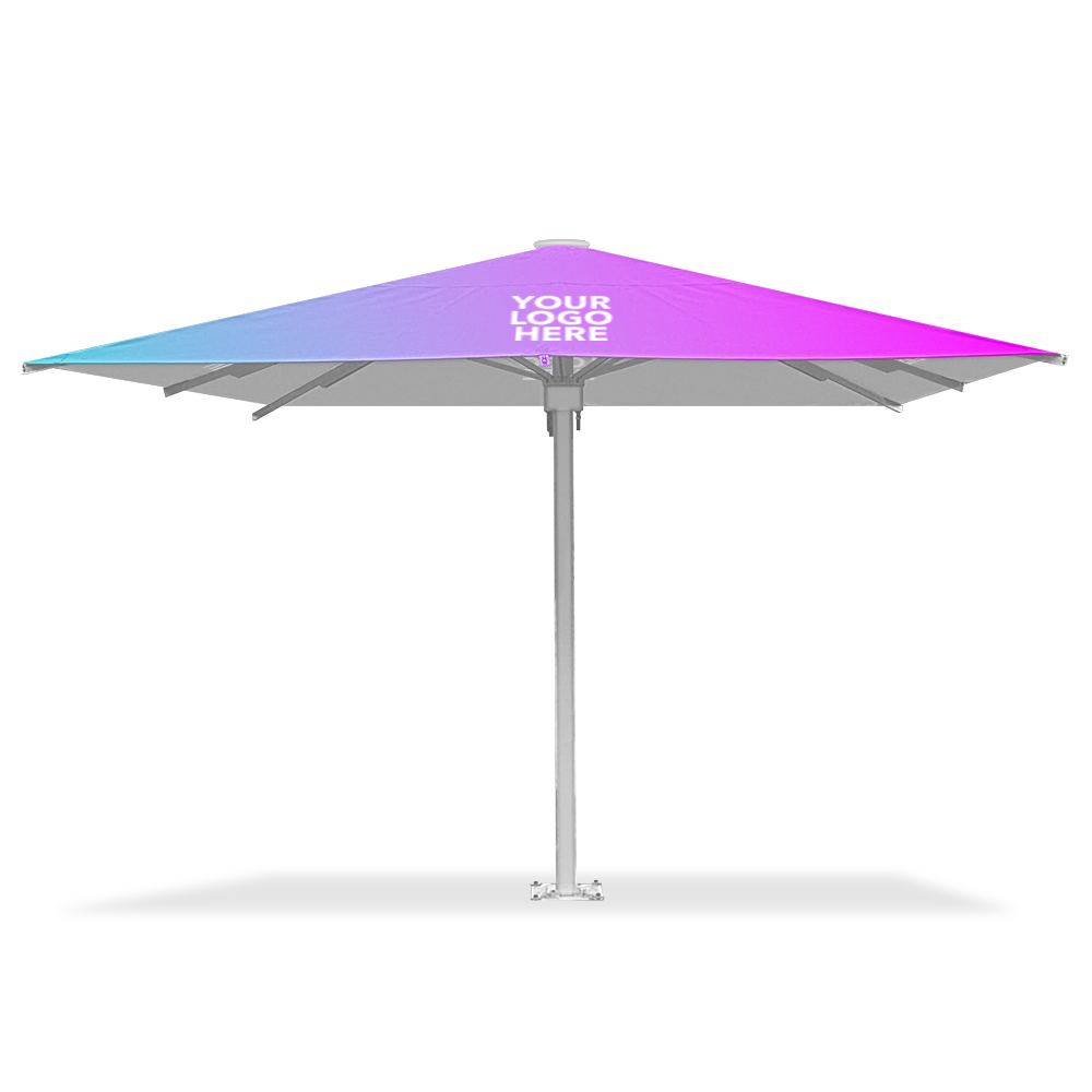 16 patio umbrellas 16' x 16' Siena 100 Square | and teakwood accentsensures long PURPLE LEAF 16 ft. Round