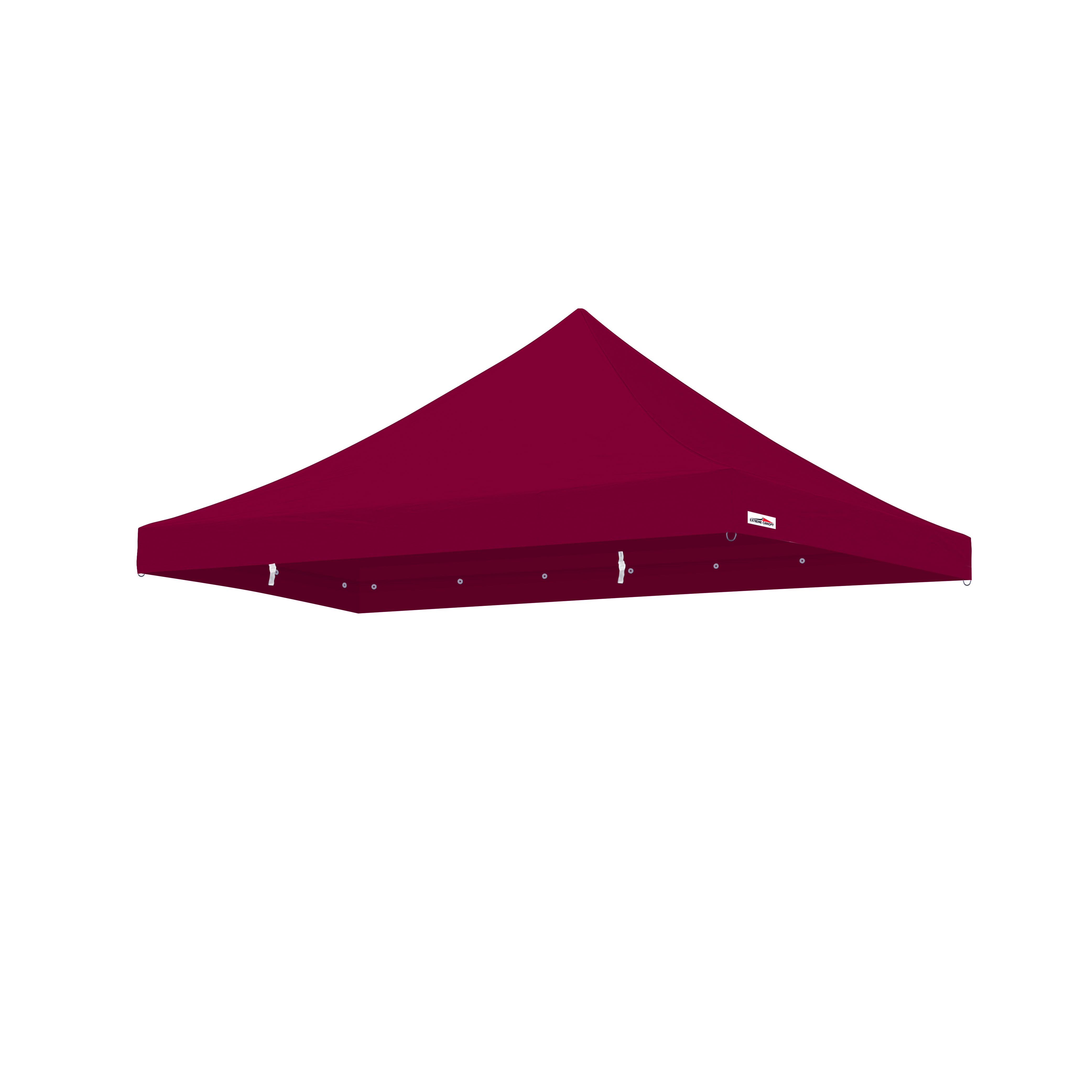 16x16 Premium Canopy Replacement Roof in Maroon - Extreme Canopy