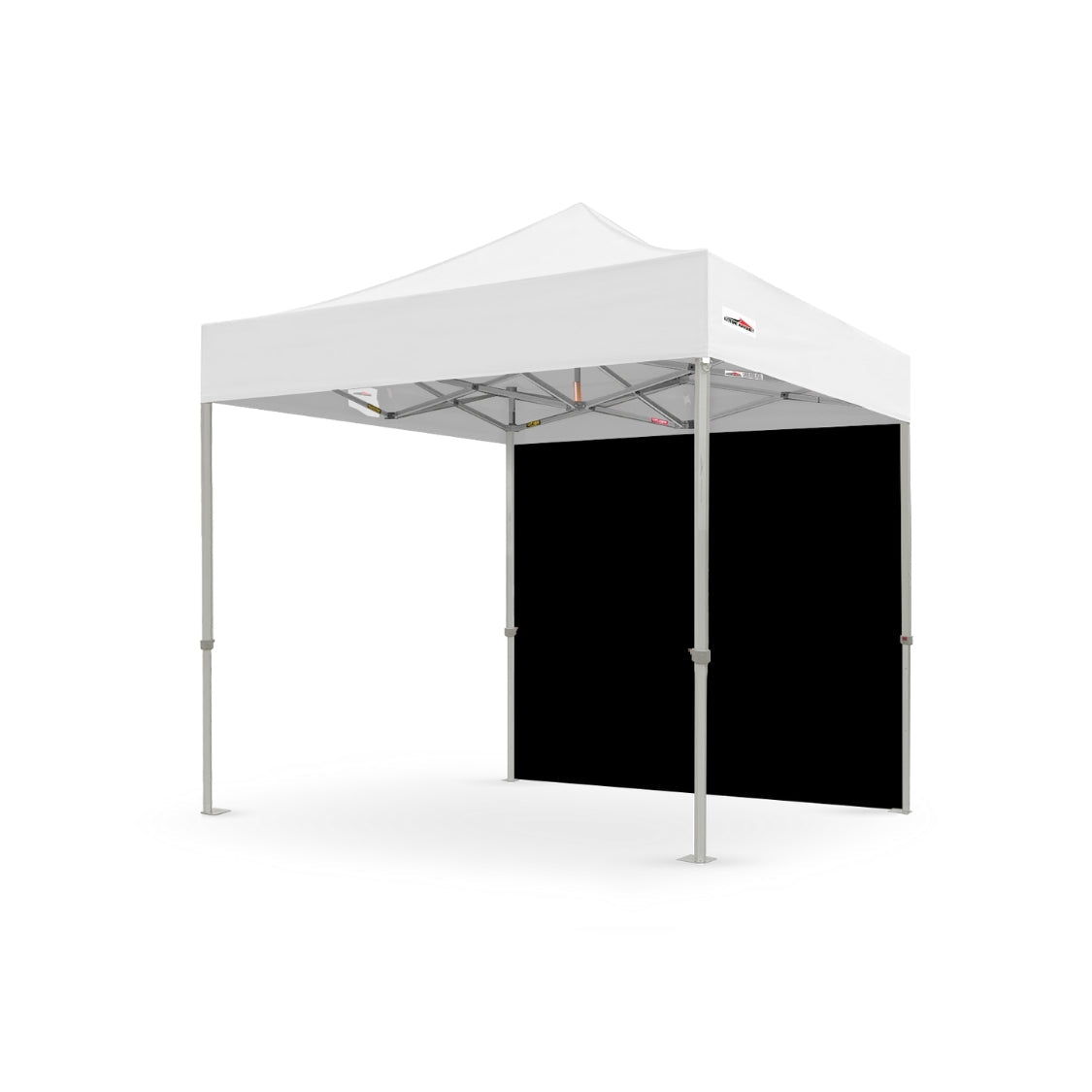 8' Plain Canopy Full Wall Black - Extreme Canopy