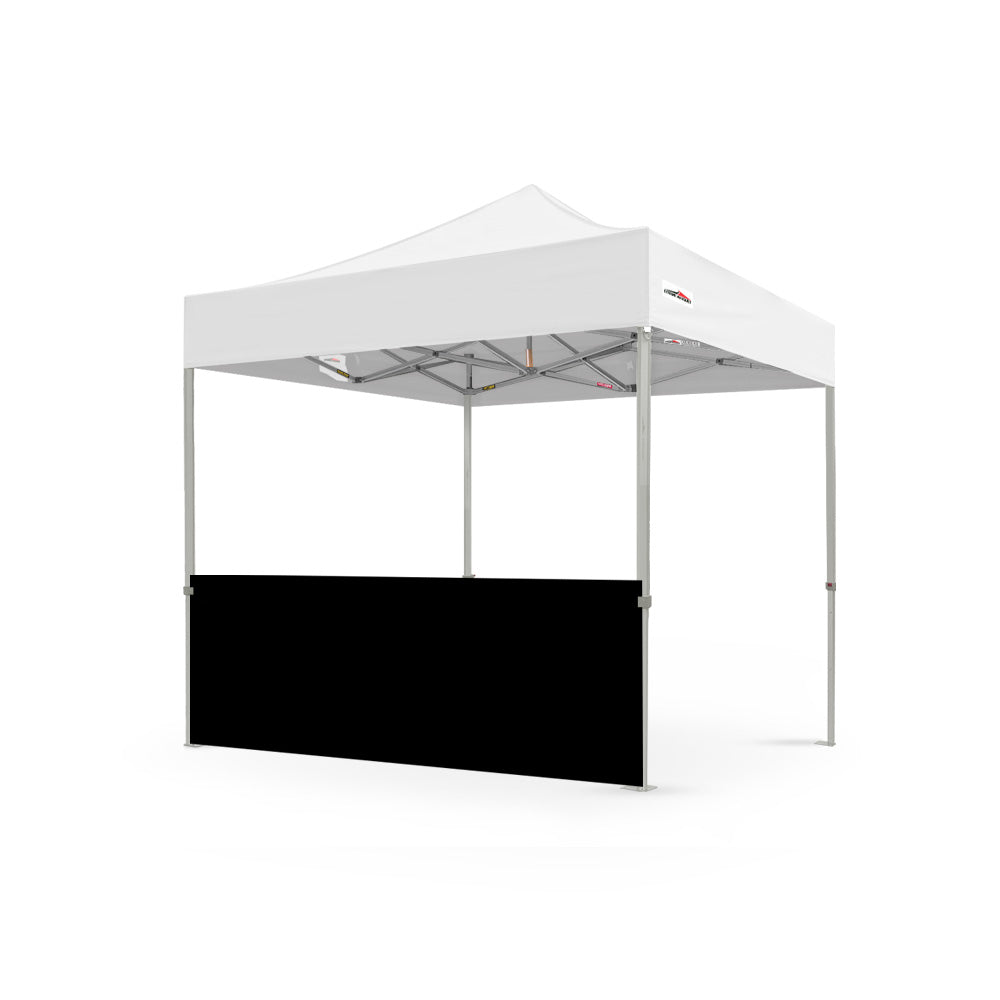 8' Canopy Half Wall in Black - Extreme Canopy