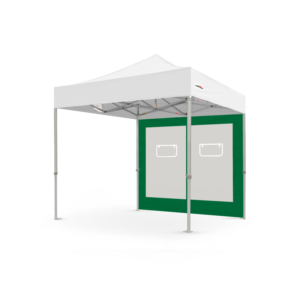 Plain 8' Canopy Service Window Wall in Green