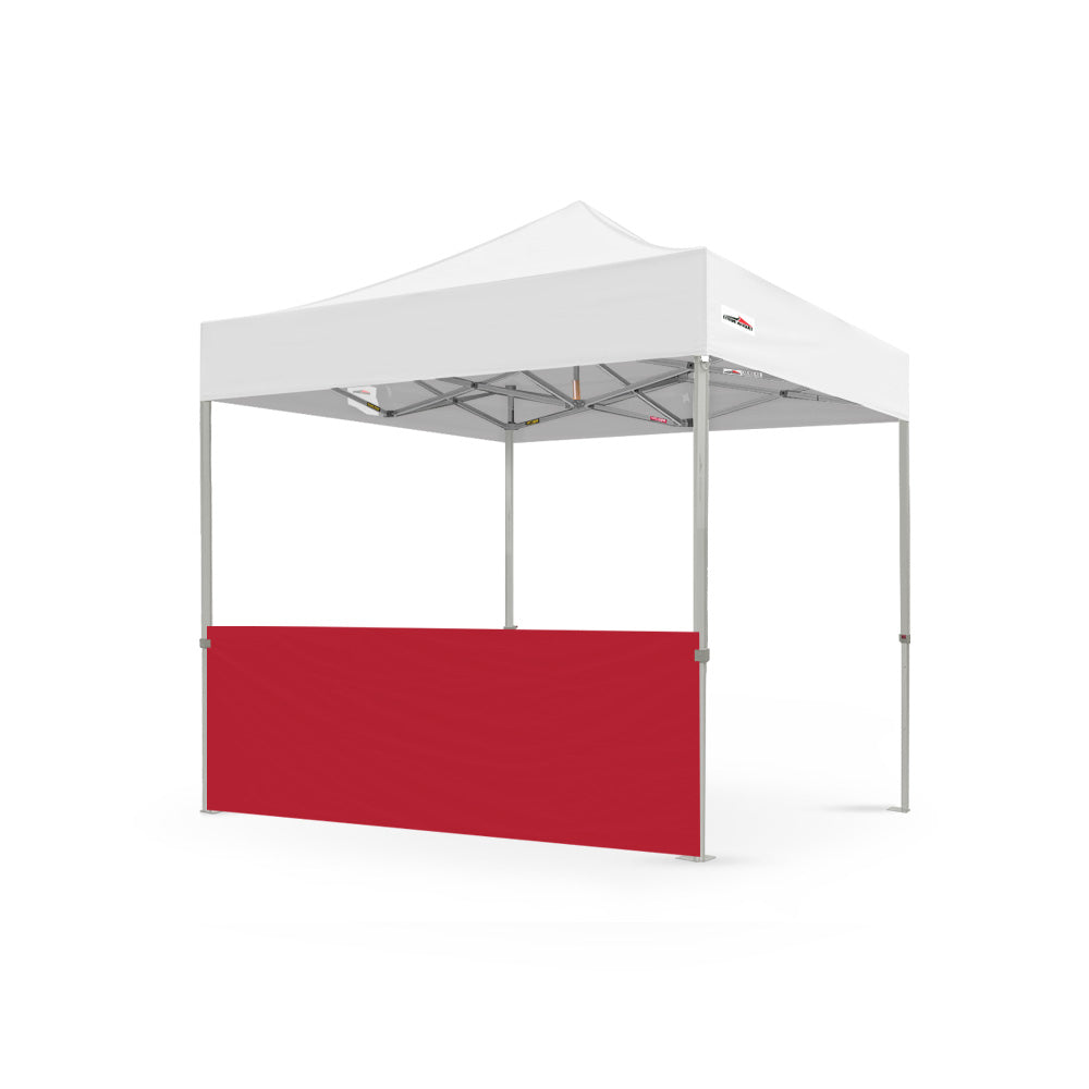 8' Canopy Half Wall in Red - Extreme Canopy