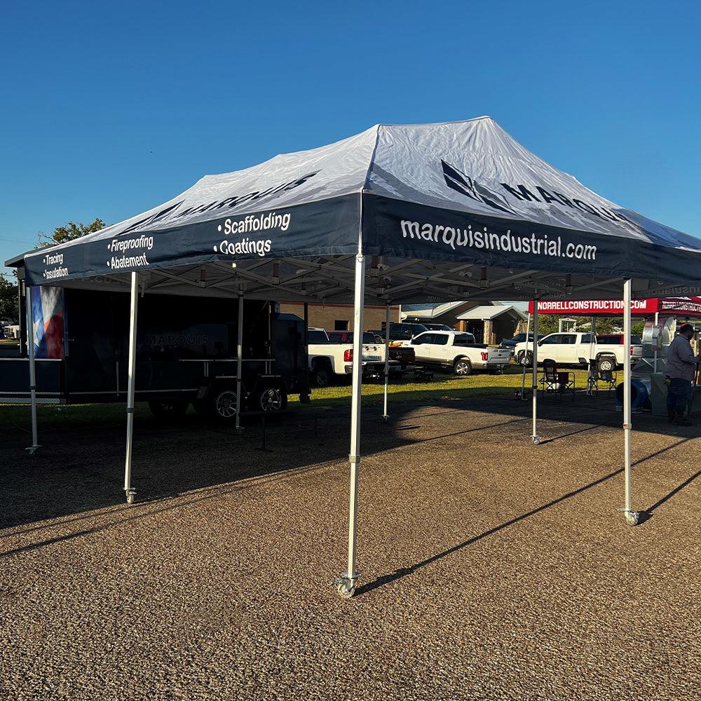 20x20 Custom Canopy for Outdoor Event