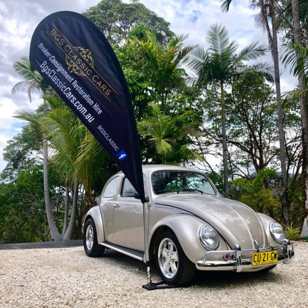 Small Custom Teardrop Flag for BGS CLASSIC CARS - Extreme Canopy