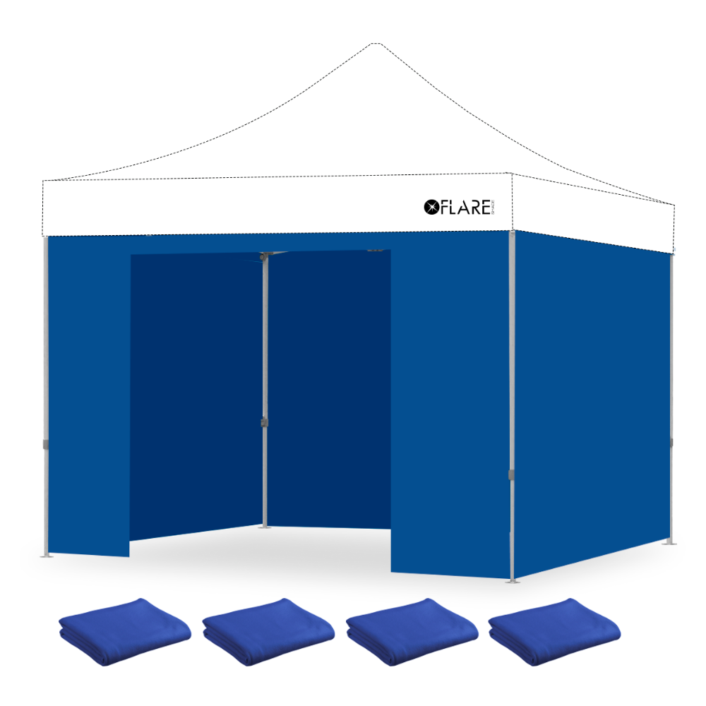 X4 X-Trek 10' X 10' Wall Kit Blue