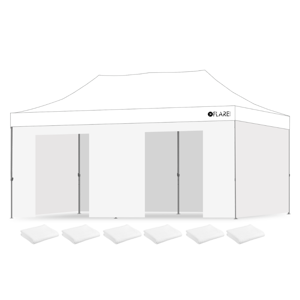 X4 X-Trek 10' X 20' Wall Kit White