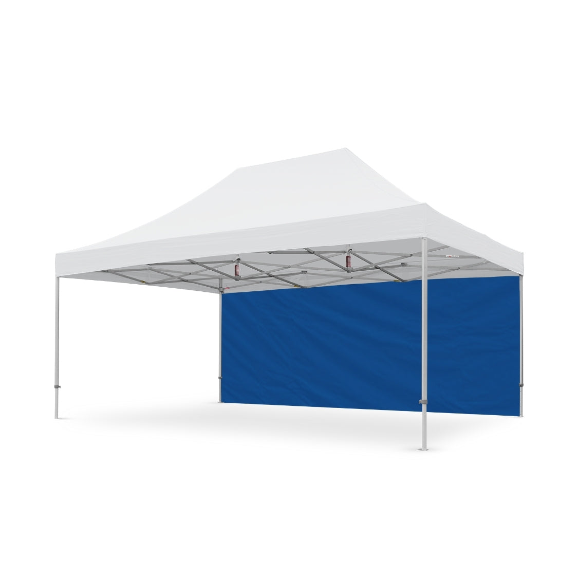PVC Coated Plain 20' Tec Canopy Wall in Blue