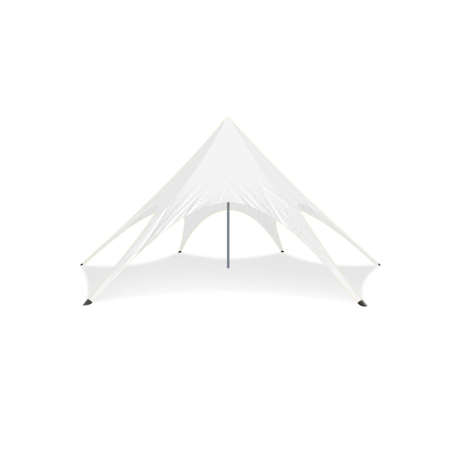 39ft Single Pole Star Shade White - Extreme Canopy