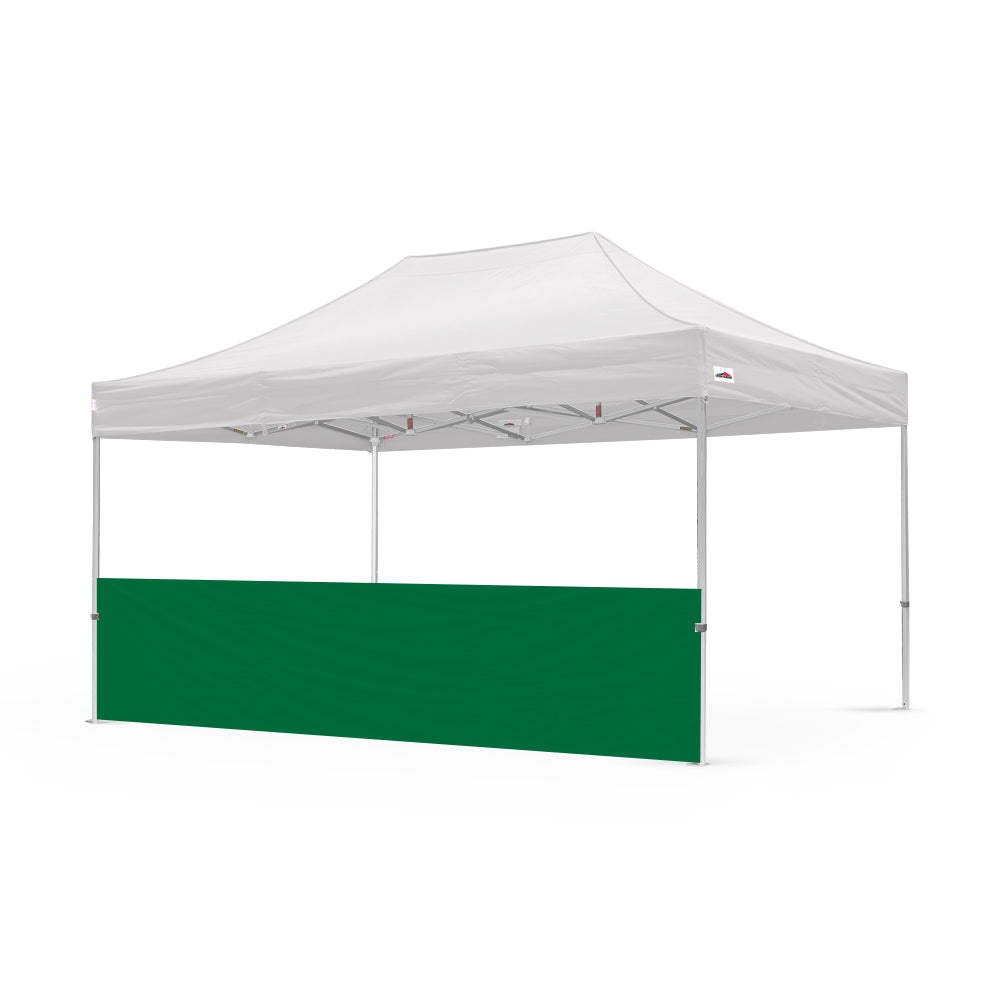 Extreme Marquees 3x4.5 green half wall side panel designed for a canopy tent