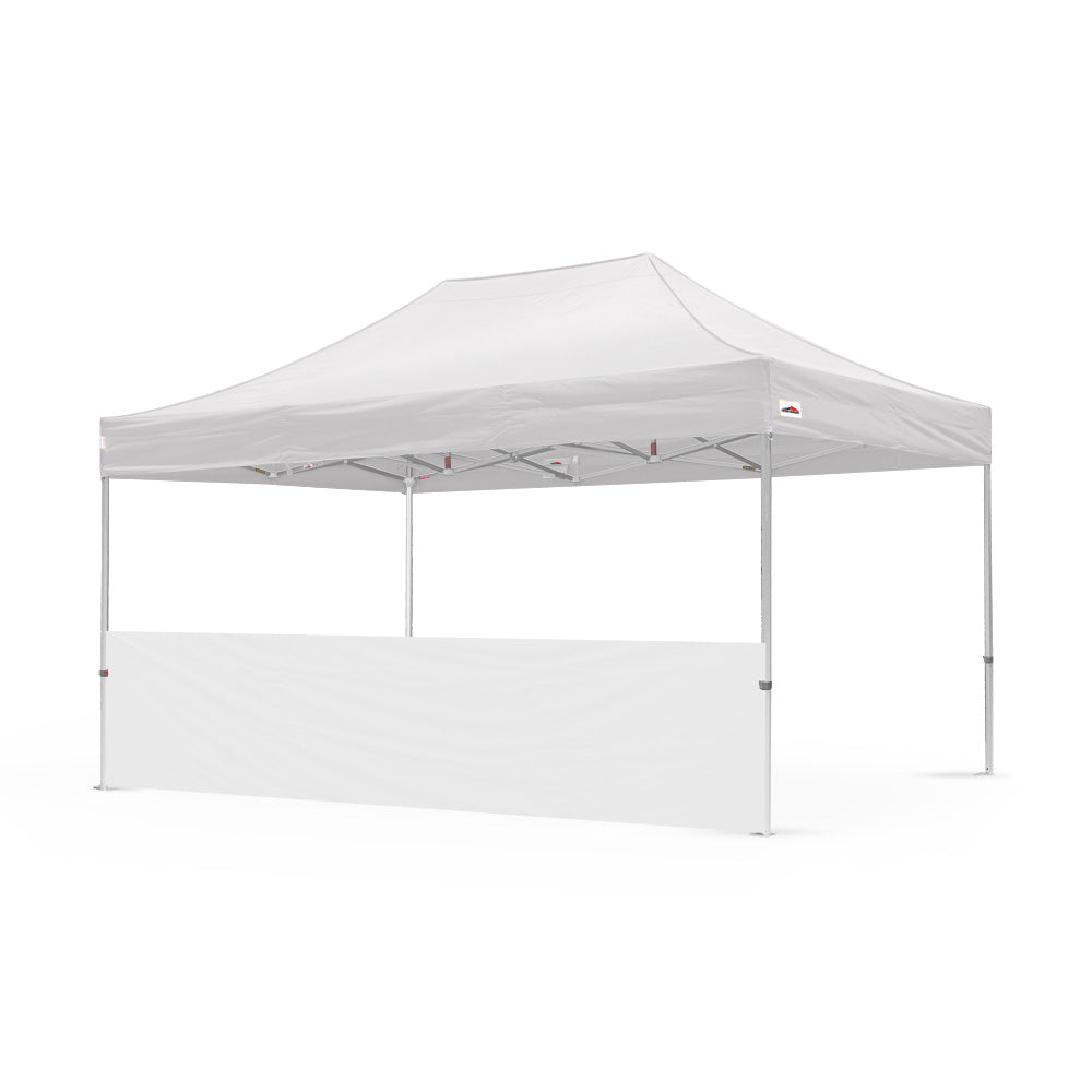 Extreme Marquees 3x4.5 white half wall side panel designed for a canopy tent