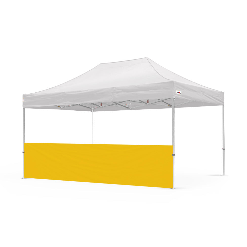 Extreme Marquees 3x4.5 yellow half wall side panel designed for a canopy tent