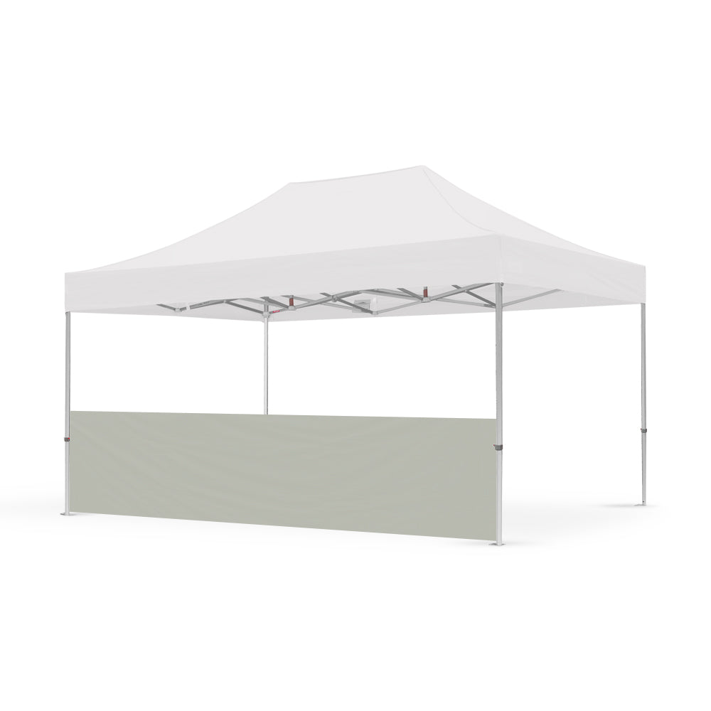 Extreme Marquees 4.5m gray half wall side panel designed for a canopy tent