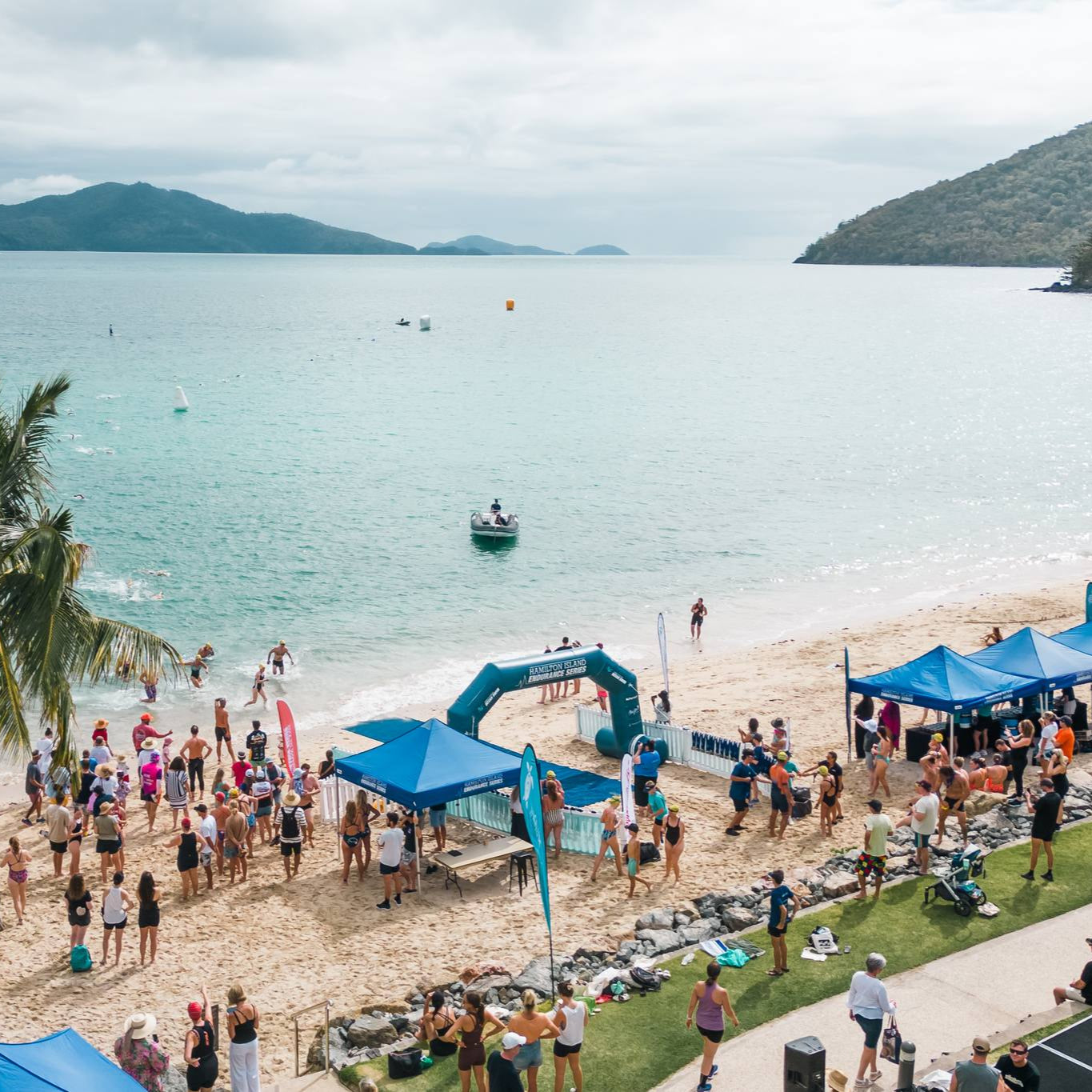 33' Inflatable Chamfer Arch Custom Printed - Exterme Canopy