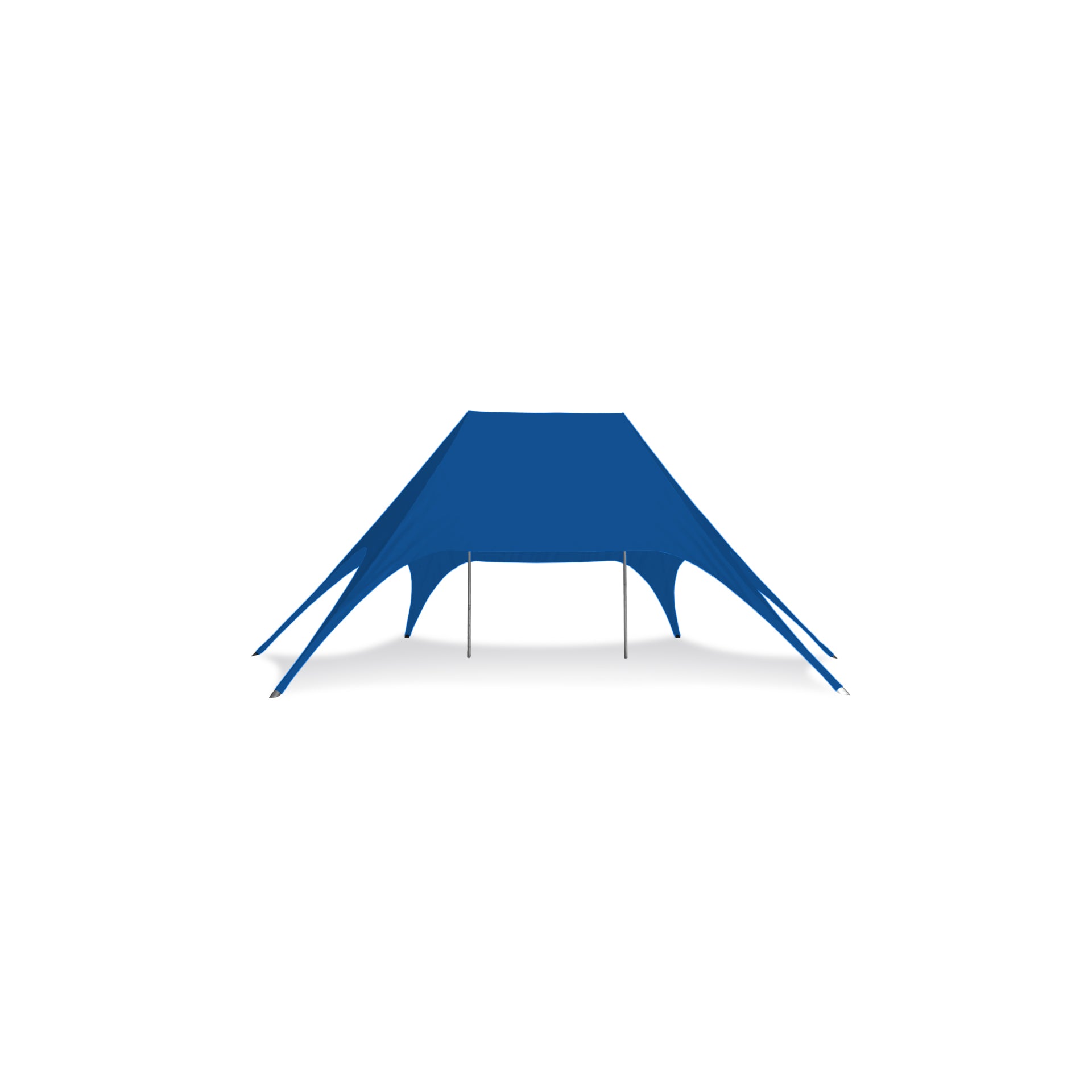 44ft x 28ft Double Pole Star Shade Blue - Extreme Canopy