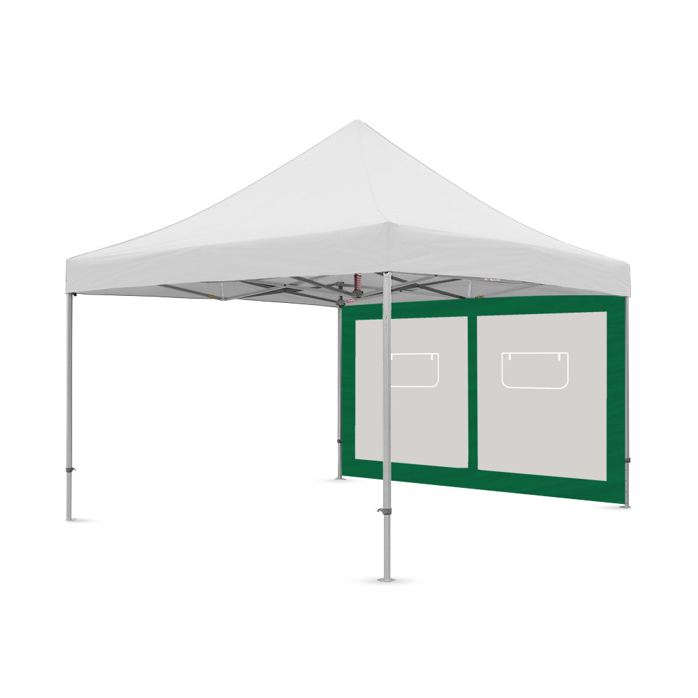 Extreme Canopy 13' Canopy Service Window Wall in Green