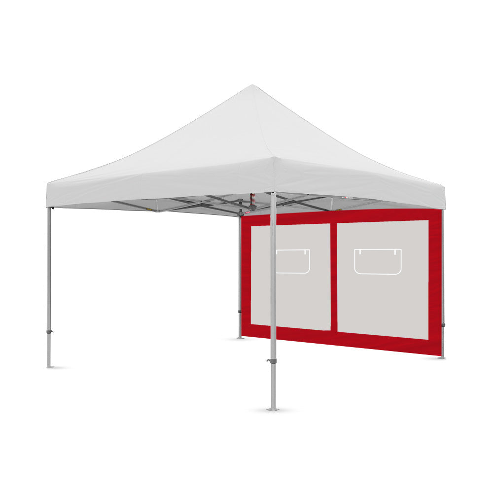 Extreme Canopy 13' Canopy Service Window Wall in Red