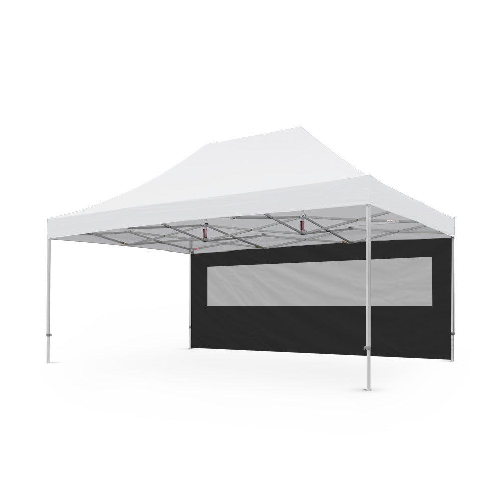 20ft Tec Canopy PVC Window Wall in Black