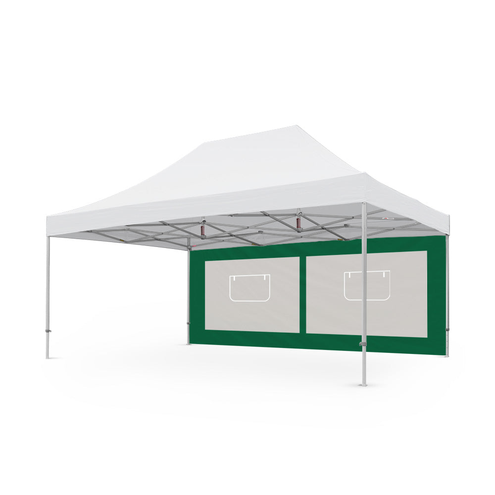 20ft Tec Canopy Service Window Wall in Green