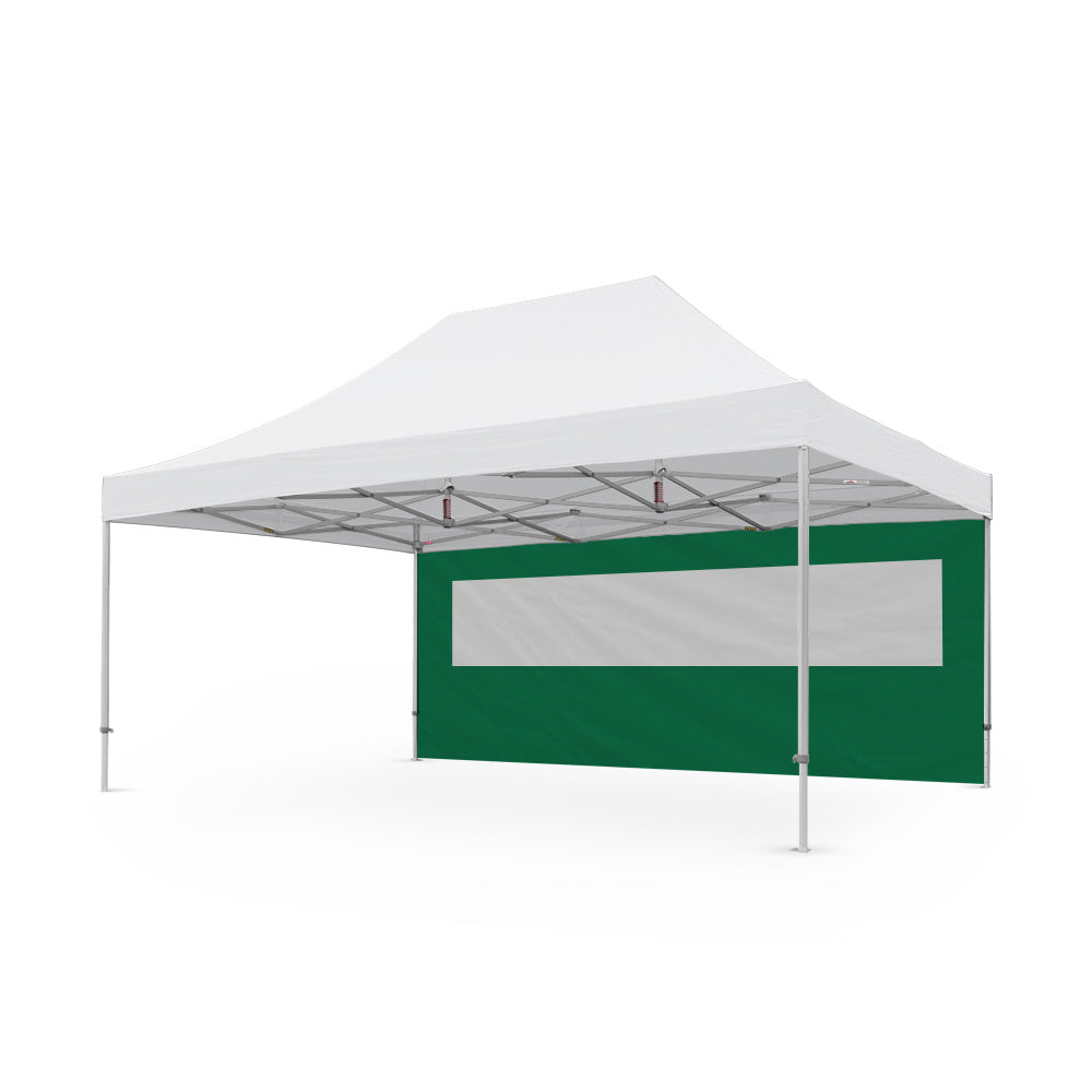 20ft Tec Canopy PVC Window Wall in Green