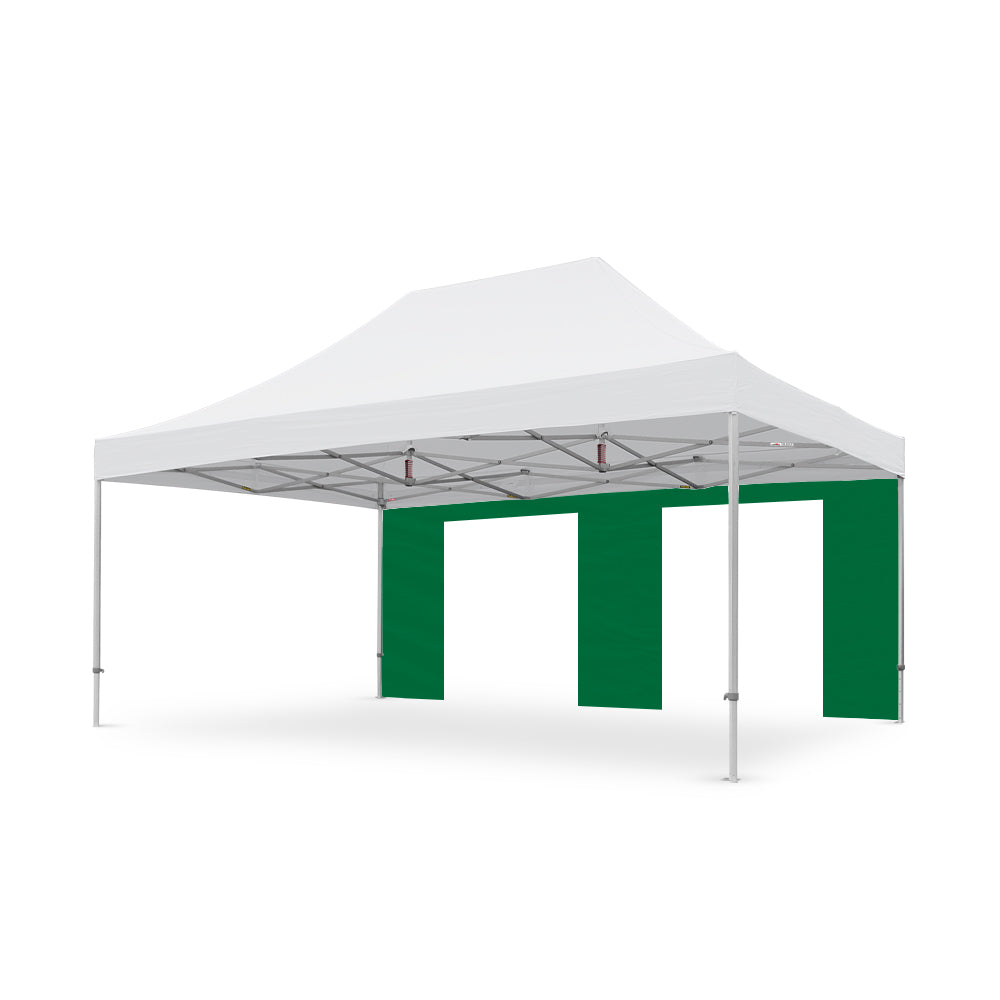 PVC Coated 20' Tec Canopy Door Wall in Green