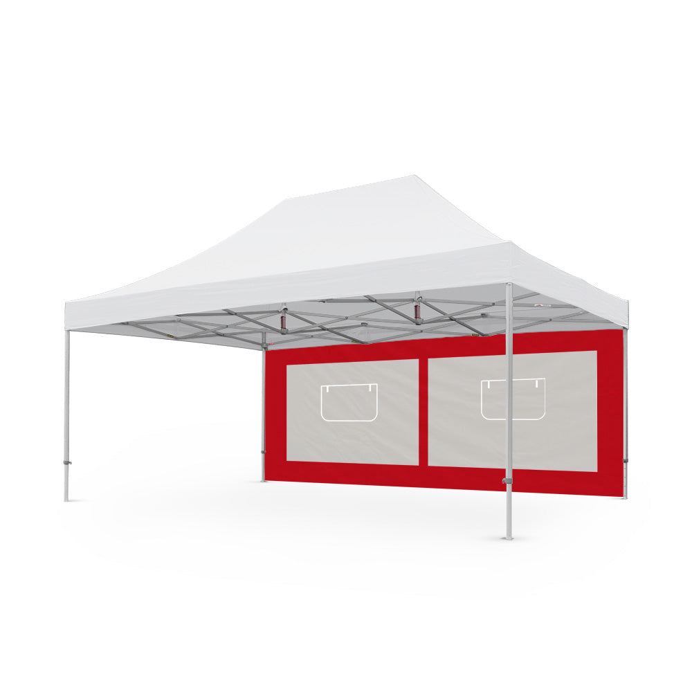 20ft Tec Canopy Service Window Wall in Red