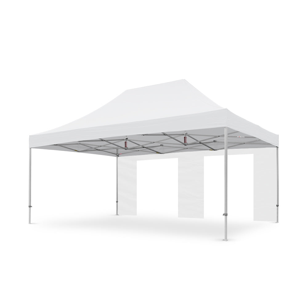 PVC Coated 20' Tec Canopy Door Wall in White