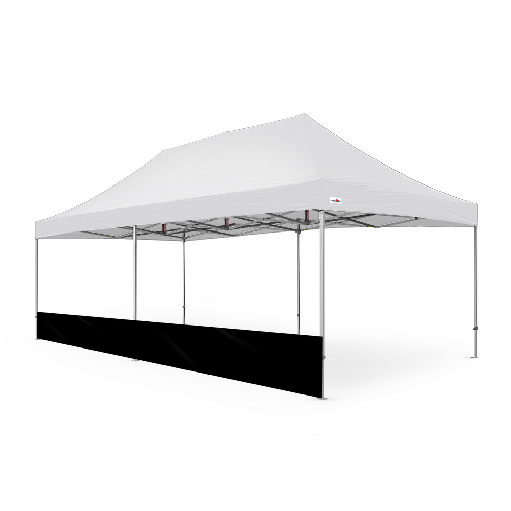 26ft Canopy Half Wall in Black - Extreme Canopy