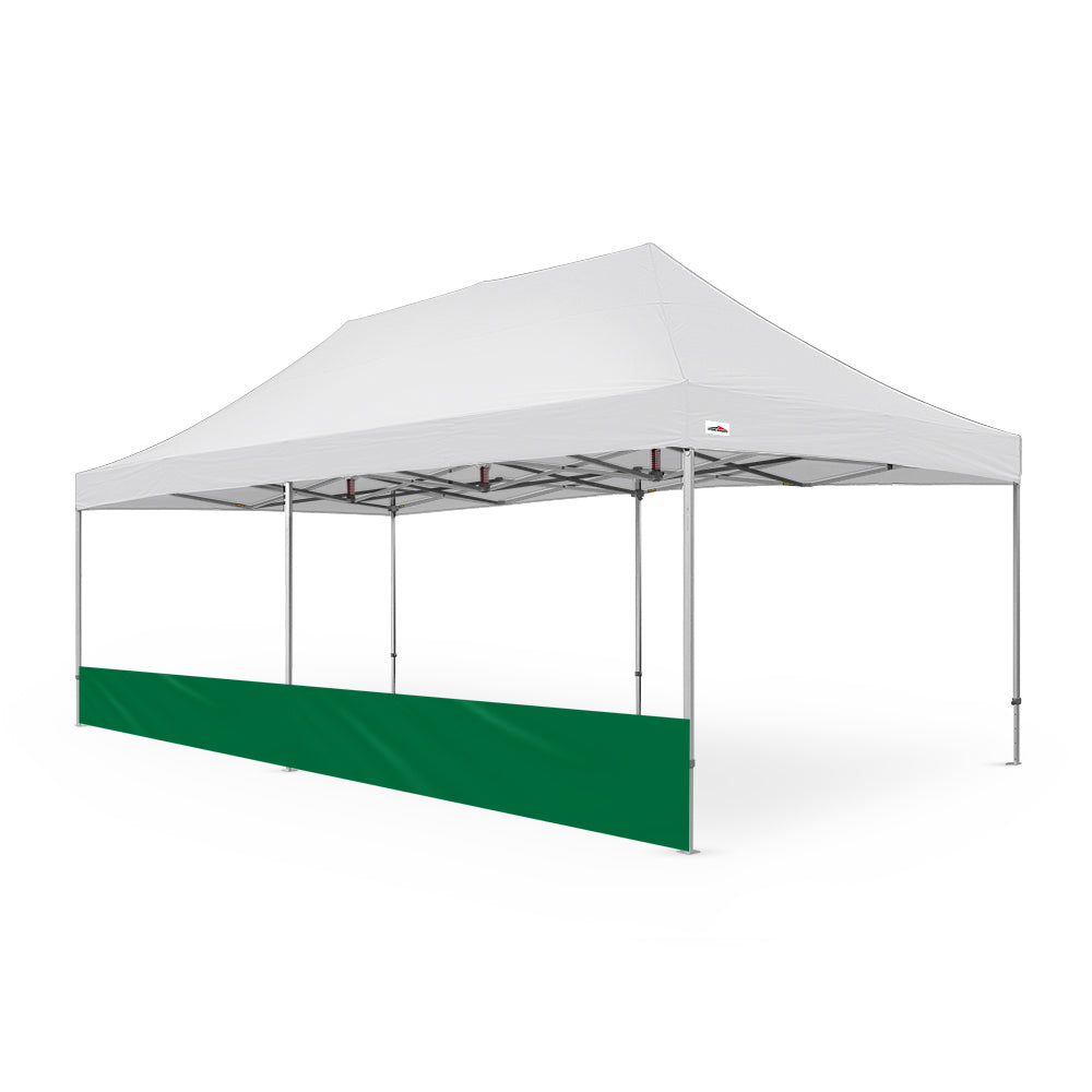 26ft Canopy Half Wall in Green - Extreme Canopy