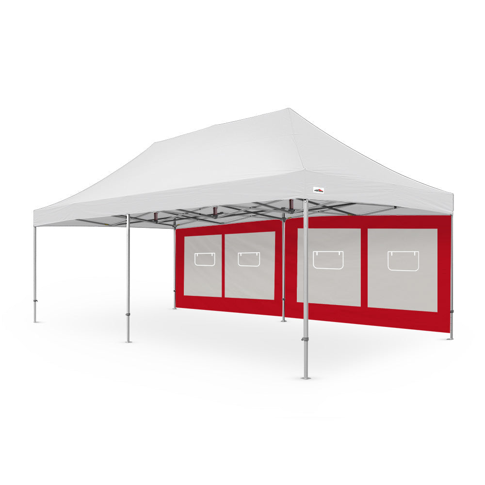 26' Canopy Service Window Wall in Red - Extreme Canopy