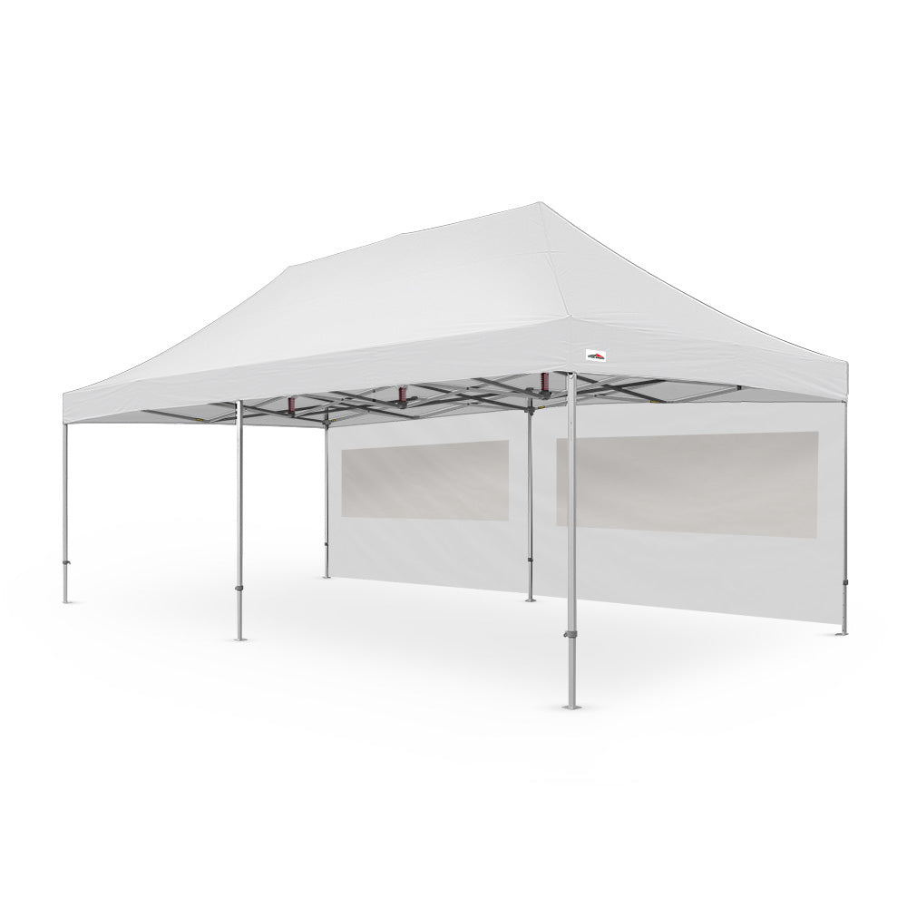 26ft Canopy PVC Window Wall in White