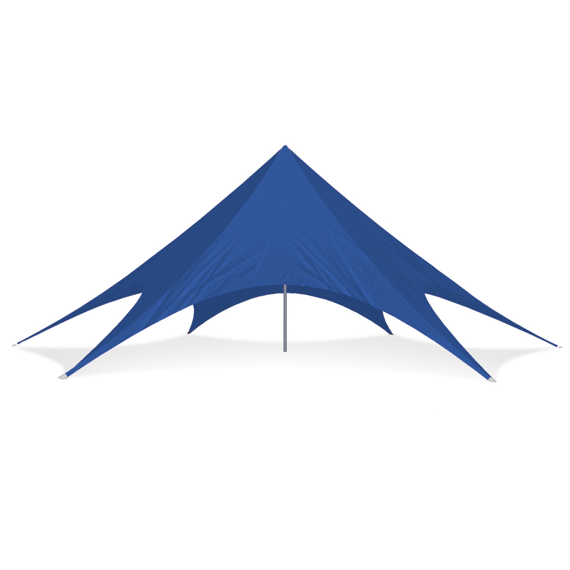 52ft Single Pole Star Shade Blue - Extreme Canopy