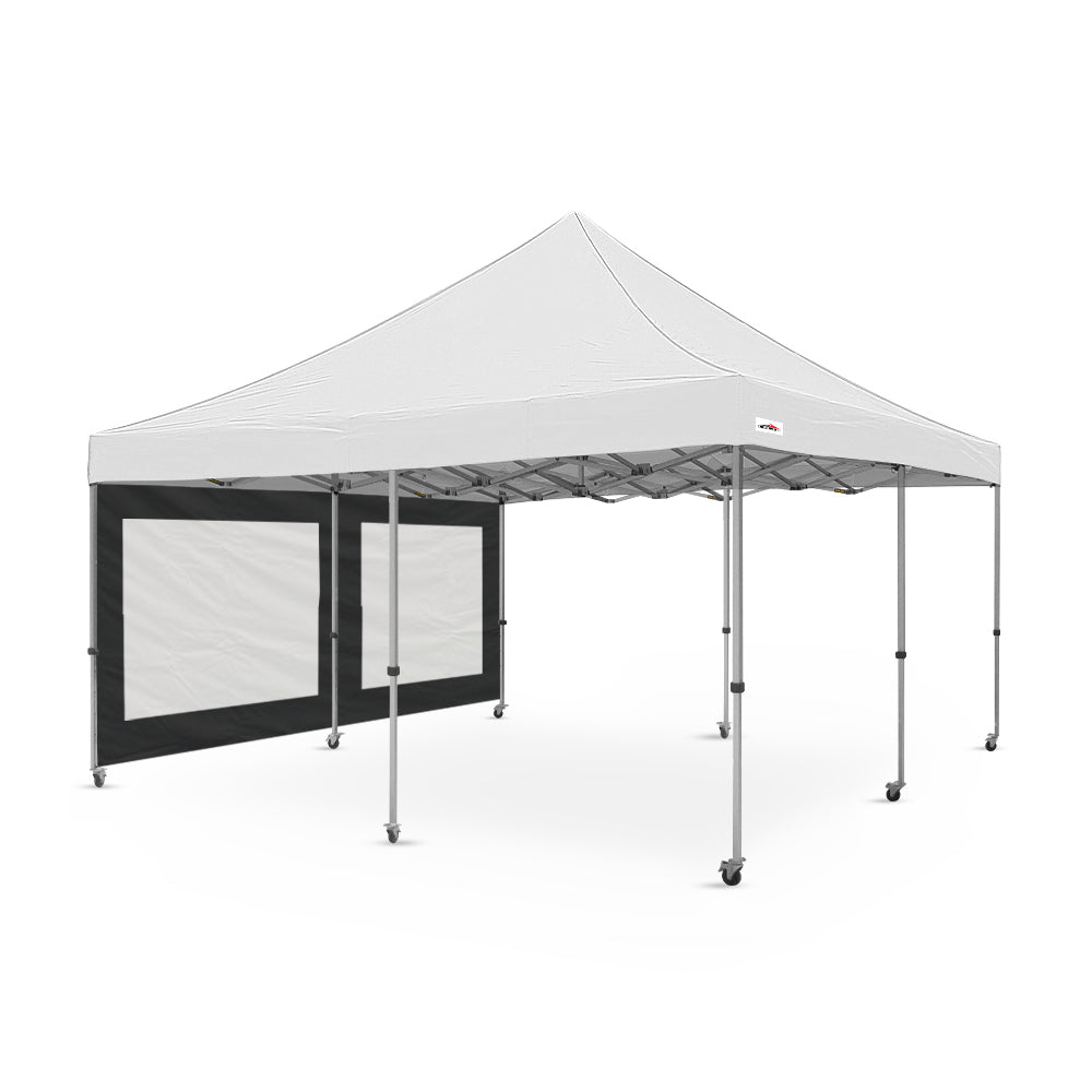 16' Canopy Mesh Window Wall in Black